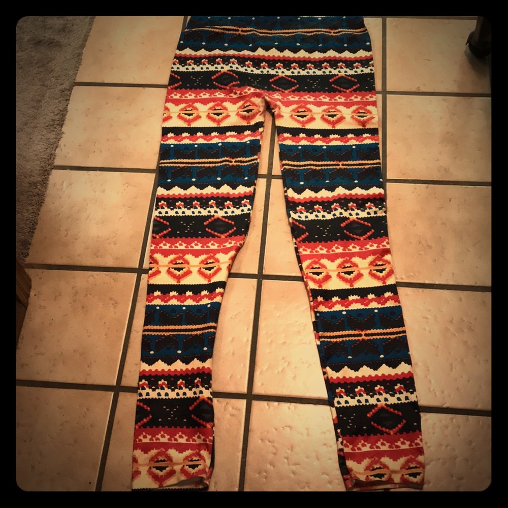 Leggings. Size large but fit more like a med/small
